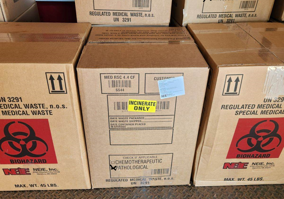 Pathological waste Incineration Label 1.0 Pathological waste Incineration Label 1.0